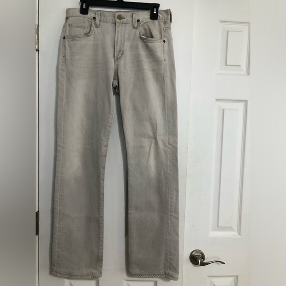 Citizens‎ of humanity CofH SID dusty light gray men’s size 31 straight leg Jeans - Picture 1 of 12